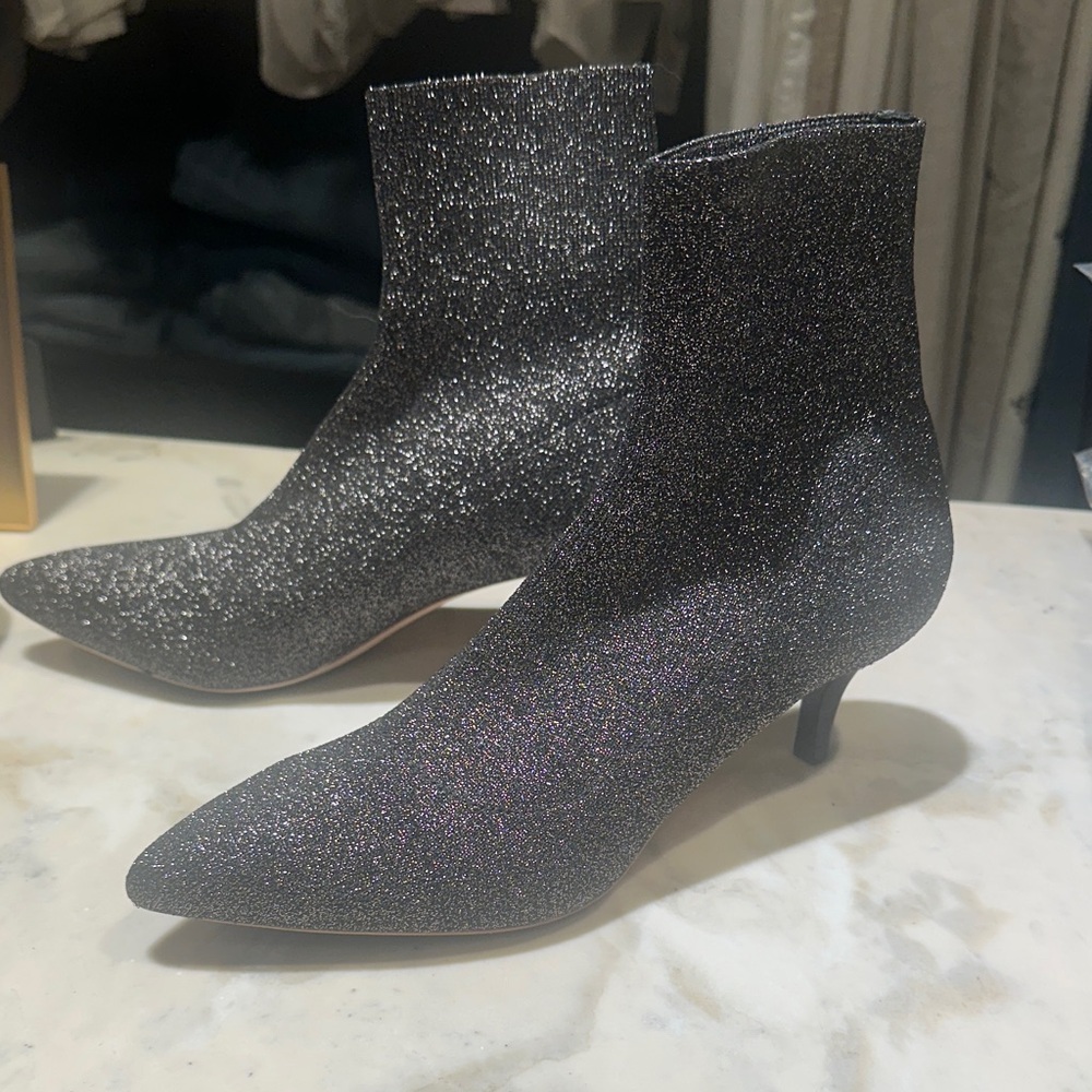 Loeffler Randall Glitter Ankle Boots